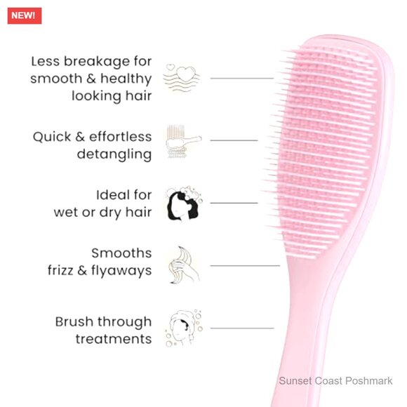 Ultimate Detangler Brush Wet Dry Hair Reduces Breakage All Hair Types